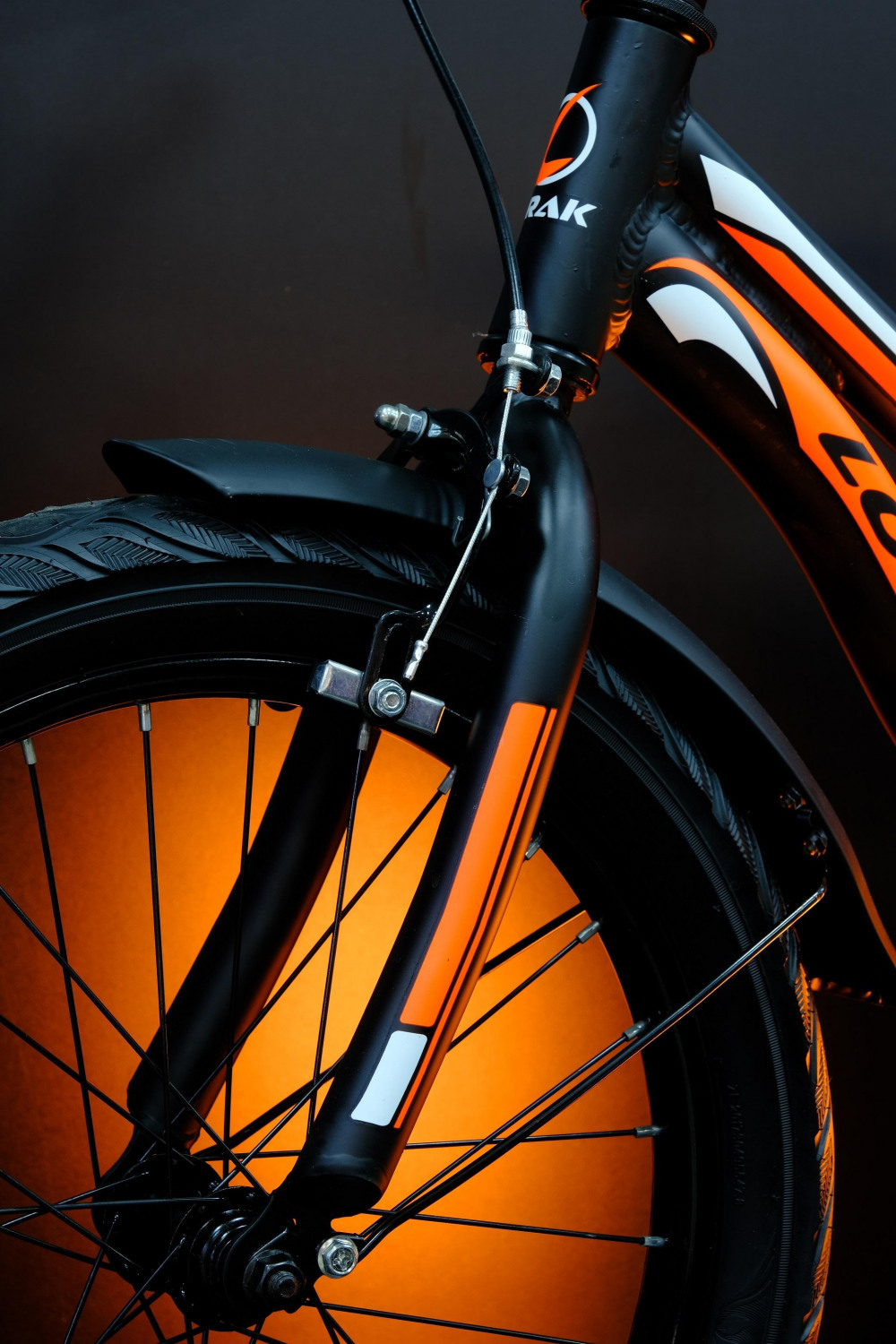 Lorak Junior 20 Boy Матовый Чёрный/Оранжевый