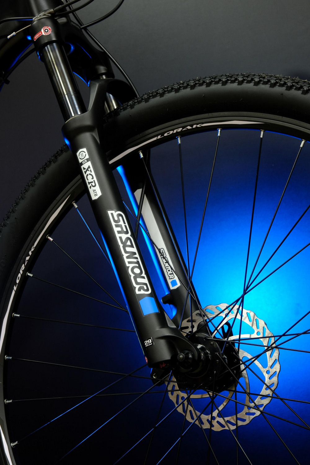 LORAK Sel 9780 Матовый Чёрный/Белый рама 19 (на рост 171-182)