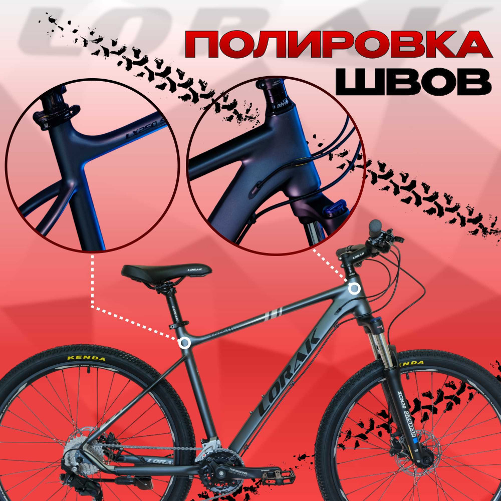 LORAK LX250 SE Матовый Серый 19р (на рост 171-182)