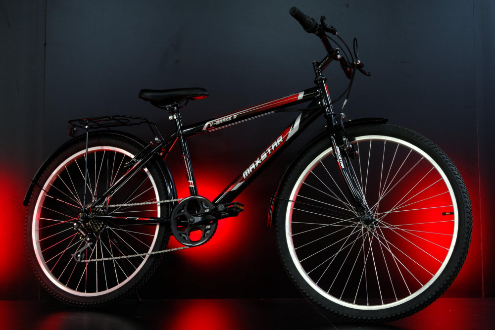 MAXSTAR 24" V-BRAKE R Чёрный/Красный