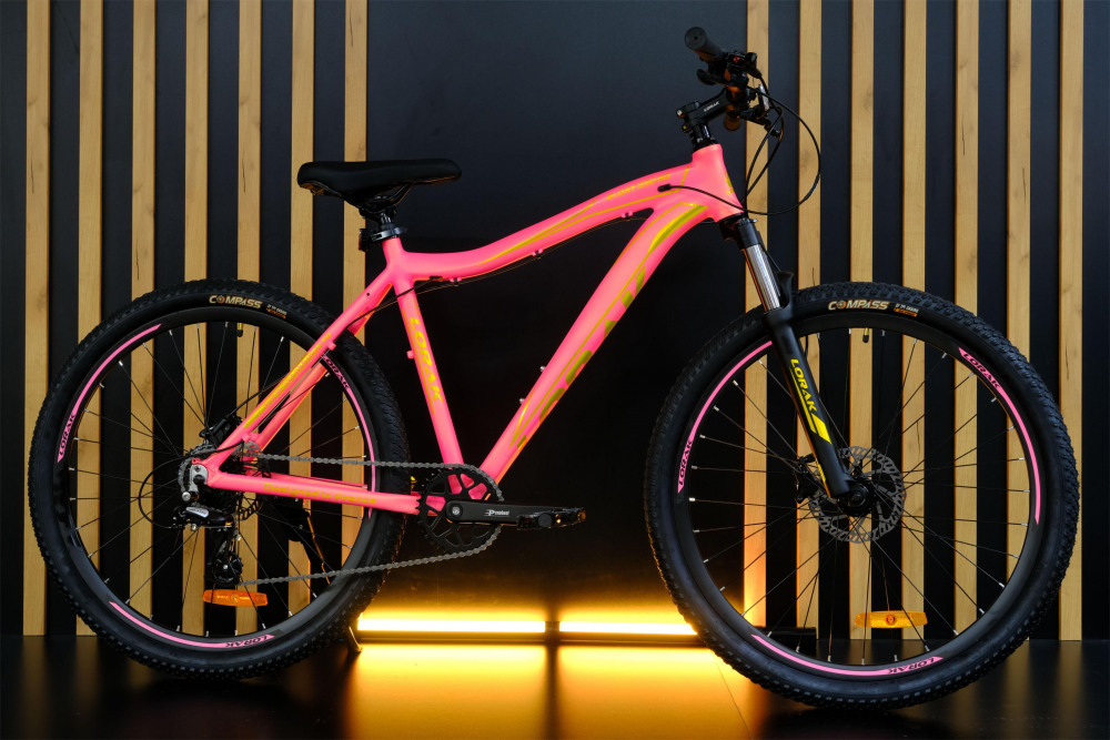 LORAK GLORY 250 HD Матовый Розовый/Золотой рама 17 (на рост 155-173)