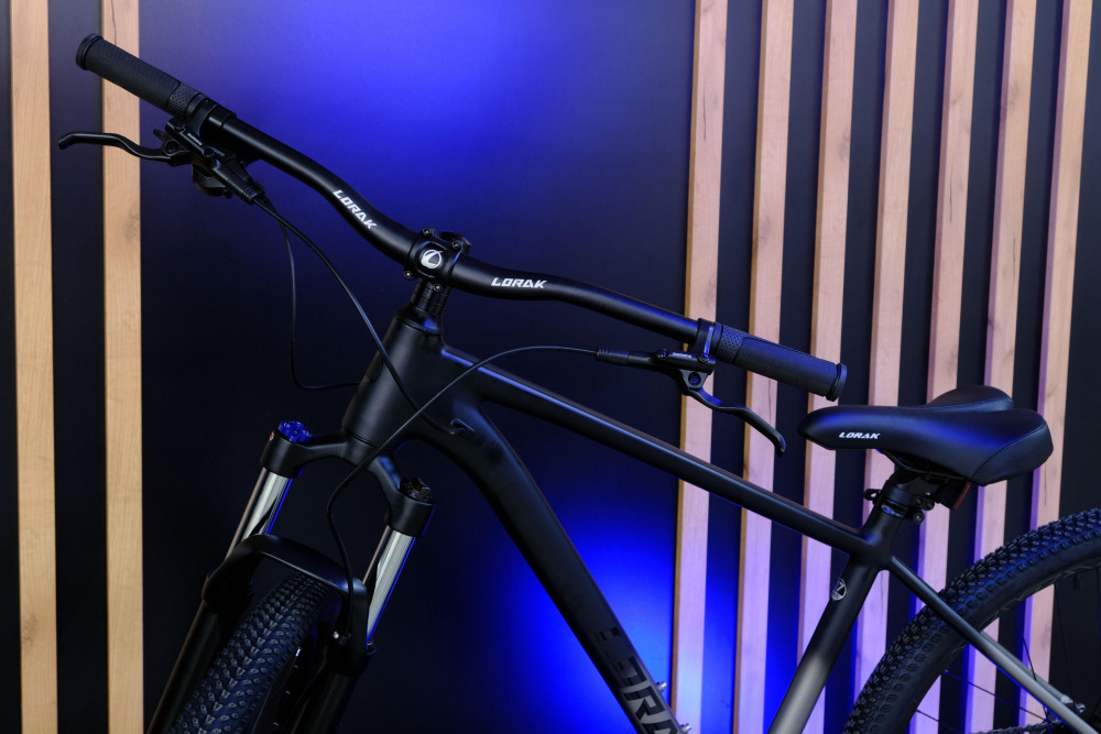 LORAK 3.0 8 sp Матовый Чёрный/Серый рама 17 (на рост 155-173)